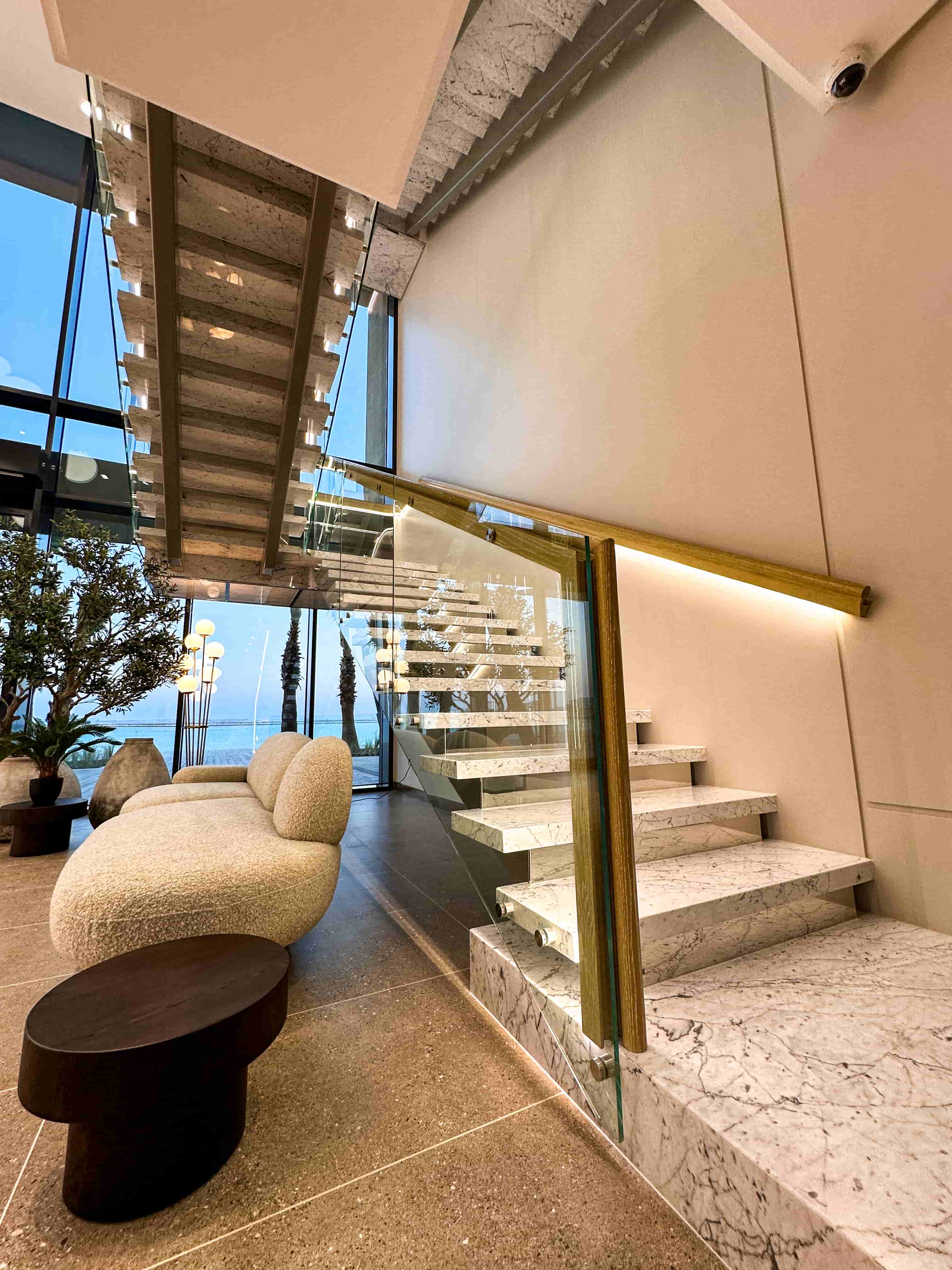 Villa glass installations