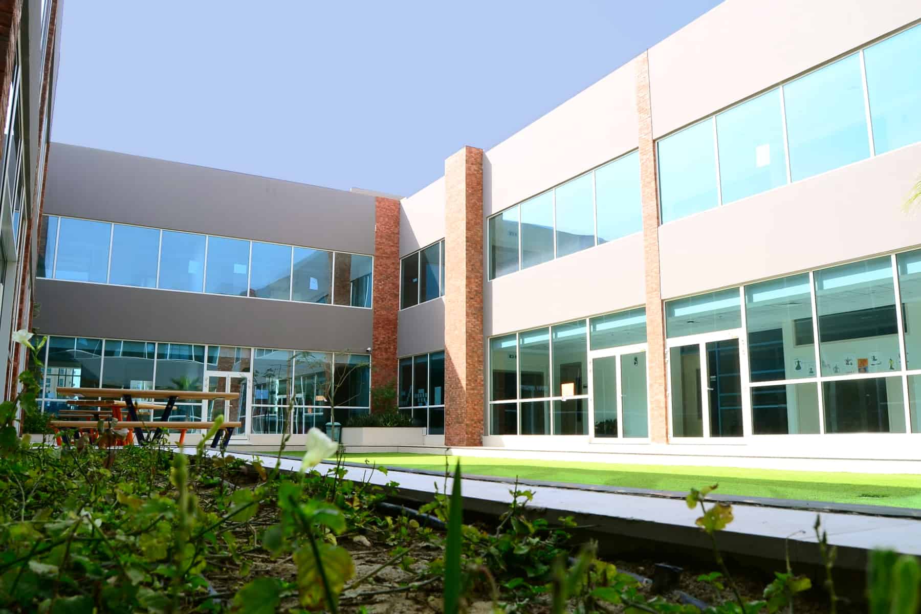 School glass installations